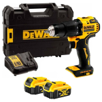 Шуруповерт аккумуляторный безщеточный ударный DeWALT 18V XR Li-Ion, 65 Нм, 2 АКБ 5 Агод + ЗП, кейс