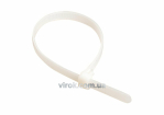 Хомут стяжний нейлоновий білий 80х2,5 100 шт