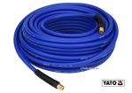 Шланг пневматичний гібридний (ПВХ+БНК) YATO: Ø6.5 мм x 30м, Ø=1/4", тиск ≤ 2 MPa, різьбов. з'єдн.[4]