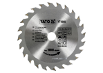 Диск пиляльний победітовий по дереву YATO: 130х16х2.8х2.0 мм, 24 зубці, R.P.M до 10000 1/хв