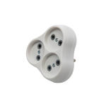Вилка розгалужувальна електромережева ТМ VIROK на 3 гнізда 16А/250V без заземлення