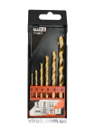 Свердла по металу титанові YATO : HSS-TiN Ø= 2-8 мм. (Набір/6 Шт.) [50/100]