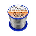 Припой Sn60-Pb40 проволочный на катушке VOREL: Ø=1.5 мм, m=250 г [20] 76815