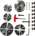 Токарний патрон 4-х кулачковий JET по дереву CK-3.75Z/S1 95мм (комплект)