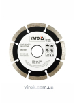 Диск алмазний сегмент YATO : "SEGMENT" Ø= 115x8,0x22,2 мм. H= 2,1 мм [20/200]