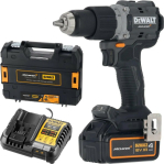 Шуруповерт аккумуляторный ударный бесщеточный DeWALT 18 В XR Li-Ion 90 Нм АКБ 4 Агод + ЗП кейс