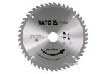 Диск пиляльний победітовий по дереву YATO: 216х30х3.2х2.2 мм, 48 зубців, R.P.M до 7500 1/хв