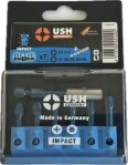 Набір насадок викруткових Blueshock USH: 1/4", PZ2-3; T20-25-30-40, магнітний тримач, 7 елем. (U0006251)