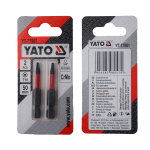 Насадка викруткова YATO TORX T10 х 50 мм HEX 1/4", хром-молібден, 2 шт.