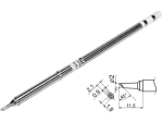 Наконечник для точкової пайки з вклад грілкою YATO заг. l= 150мм, наконеч 11,5х2,1х2 мм тип T12-BCМ2