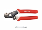 Ножиці для кабелю YATO: Ø=10.5 мм, l=170 мм [10/60]