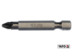 Насадка викруткова YATO : "Pozidriv" PZ2 x 50 мм. HEX 1/4". 10 (Уп/Шт.) [20/100]