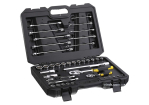 Набір головок торцевих і ключів STANLEY : 1/4", 1/2", з інструментами, в футлярі, 41 шт.