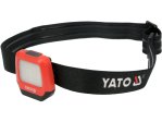 Фонарь налобный 2 в 1 YATO YT-08598, 200 лм, аккумулятор, датчик движения YT-08598