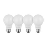Набор ламп светодиодных LED A60 E27 10 Вт 4000 K, 4 шт INTERTOOL LL-4014 LL-0014 SP-45859