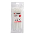 Хомут пластиковый 3,6х150 мм белый INTERTOOL TC-3615, 100 шт