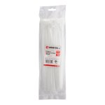 Хомут пластиковый 3,6х250 мм белый INTERTOOL TC-3625, 100 шт