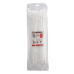 Хомут пластиковый 7,6х350 мм белый INTERTOOL TC-7635, 100 шт