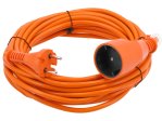 Удлинитель бытовой VOREL 82671, 10 м, 1380 Вт, без заземления 82671