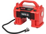 Компресор акумуляторний,YATO Li-Ion 18В,3.0AxГ,60Вт,тиск ≤ 11Bar,под повітря-21л/хв(БЕЗ АКУМУЛЯТОРА) (YT-23248)