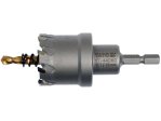 Коронка по металлу TCT 35 мм YATO YT-44060, глубина 25 мм, HEX 1/4"