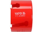 Коронка универсальная TCT 102 мм YATO YT-43983, резьба 5/8", глубина 60 мм YT-43983