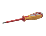 Отвертка крестовая диэлектрич со шлицем PHILLIPS-PH2 NWS 0126-PH2-100 L=205 мм, клинок l= 100 мм (0126-PH2-100)