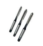 Мітчик дюймовий UNC 1/4" 20 ниток комплект із 3-х штук Р6М5 (HSS) N1110-S 111064 DC Swiss