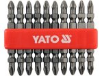 Набор бит двусторонних PH2 YATO YT-0481, 65 мм, 1/4", 10 шт