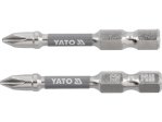 Набор бит Phillips PH1 50 мм YATO YT-78020, 1/4", S2, 2 шт
