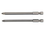 Набор бит Phillips PH1, PH2 100 мм YATO YT-0488, 2 шт