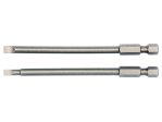 Набор бит шлицевых SL4 и SL5 YATO YT-0484, 100 мм, 1/4" HEX, 2 шт