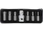Набор бит Torx Security YATO YT-0416, 7 шт, приводы 3/8" и 1/2"
