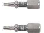 Набор бит Torx T10 25 мм YATO YT-78011, 1/4", S2, 2 шт