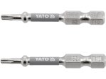 Набор бит Torx T10 50 мм YATO YT-78031, 1/4", S2, 2 шт