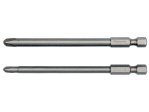 Набор бит Tri-Wing NR2, NR4 YATO YT-0497, 100 мм, 1/4", 2 шт