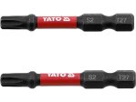 Набор бит ударных Torx T27 1/4" 50 мм YATO YT-78055, S2, 2 шт