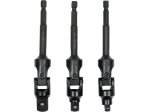 Набор карданных переходников YATO YT-04641, 1/4"-3/8"-1/2", 3 шт