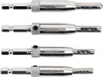 Набор сверл самоцентрирующихся 4 шт STHOR 22750, 2-4,5 мм, HEX 1/4"