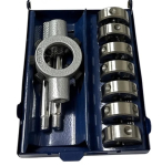 Набор плашек M3-M12 Р6М5 с воротком ф25х9, 8шт. в металлическом боксе Китай