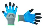 Перчатка трикотажная усиленная 8" латекс 3/4 INTERTOOL SP-0105
