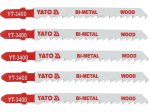 Полотно для лобзика биметалл тип T YATO YT-3400, 6 TPI, 100 мм