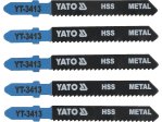 Полотно для лобзика HSS тип T YATO YT-3413, 12 TPI, по металлу