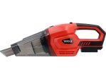 Порохотяг з фільтром HEPA акумулят YATO Li-Ion 18V 4АГод 150Вт 2 подовжувачі насадки БЕЗ АКУМУЛЯТОРА (YT-85683)