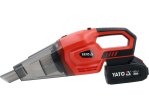 Порохотяг з фільтром HEPA акумулятор YATO Li-Ion 18 V 4 АГод 150 Вт 2 подовжувачі і насадки (YT-85682)