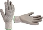 Перчатка порезостойкая 10" INTERTOOL SP-0123, покрытие полиуретан SP-15816