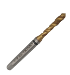 Метчик машинно-ручной М 5х0.8 Р6М5К5 (HSS-E) 6H DIN371 TiN с винтовой канавкой утолщенный хв. для глухих отверстий N360TN-3 101701 DC Swiss