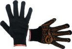 Перчатка трикотажная 10" ПВХ точка INTERTOOL SP-0136, класс вязки 7
