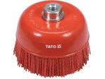 Щетка торцевая нейлоновая YATO YT-47787, M14, 125 мм
