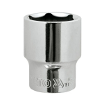 Головка торцева 6-гранна YATO: квадрат 1/2" х 15/16", L= 40 мм, з хром-ванадію